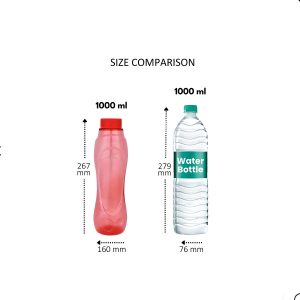 WIDE MOUTH PET BOTTLE | MILTON | BOTTLE,PLASTIC,FRIDGE |  | 1000 ML 6 PCS SET