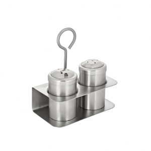 CADDY SALT AND PEPPER STEEL | MOSAIC | SALT AND PEPPER,SHAKER,NAMAK DAANI |  |