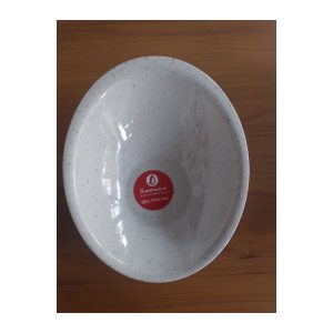 IB1073-9 SMALL SLANT BOWL 9" WHITE SAND (MF) | SUPERWARE | BOWL,MELAMINE |  | HOWRAH SERIES