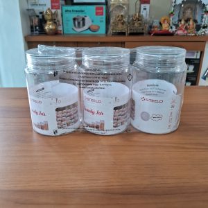 HOMELY CONTAINER | STEELO | CONTAINER,STORAGE BOX |  | 3 PCS SET 500 ML