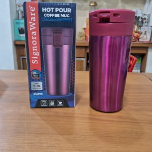 SIGNORAWARE HOT POUR COFFEE MUG | MISC | COFFEE MUG,LID,MINI BOTTLE | |