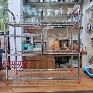 SHAKTI GOLD BARTAN STAND | MISC | BASKET,STAND,STEEL |  | 24 BY 24