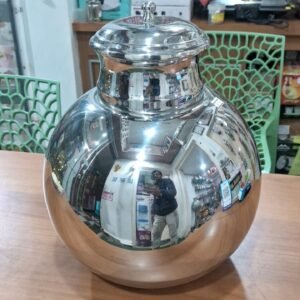 WATER POT DELUXE WITH LID AND TAP | MIRROR | POT,STEEL,MATKA,STORAGE |  | 10 LT