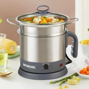 ELECTRIC KETTLE QUICK MULTI KETTLE SS | BOROSIL | KETTLE | BKE09 | 1.3 L 600 W