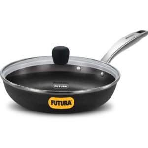 FUTURA IRON MAN CAST IRON FRY PAN WITH GLASS LID | HAWKINS | PAN,IRON | IMF22G | 22 CM