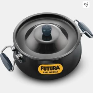 FUTURA HARD ANODIZED BIG BOY BIRYANI HANDI WITH LID | HAWKINS | ,COOKER,HANDI | NBH8 | 8 L 26 CM