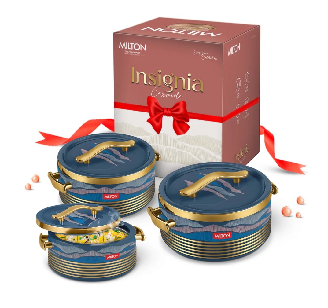 INSIGNIA JR SET OF 3 PC CASSEROLE | MILTON | CASSEROLE | |