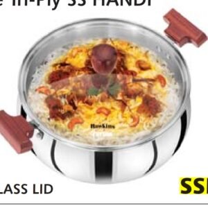 TRIPLY SS HANDI WITH GLASS LID | HAWKINS | COOKER | SSH30G | 3 LT 20 CM