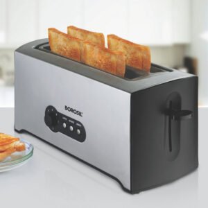 CRISPY 4 SLICE (SS) POPUP TOASTER | BOROSIL | TOATER,POP UP TOASTER,SANDWICH MAKER | | 4 SLICE 1500 W