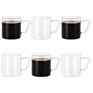 ESPRESSO CLASSIC MUG | BOROSIL | MUG,CUP | BVNABECD120 | 120 ML SET OF 6