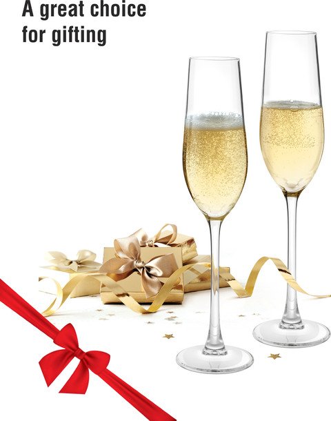 EXOTICA WAVE CHAMPAGNE GLASS | MILTON | GLASS | | 190 ML