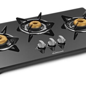 GAS STOVE CT HOB EXCEL GLASS TOP AUTO IGNITION | SUNFLAME | GAS STOVE.GLASS TOP |  | 3 BURNER