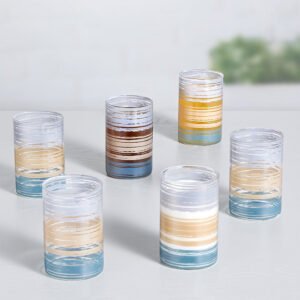 GLANCE VIISON GLASS | BOROSIL | GLASS |  | MEDIUM 295 ML SET OF 6