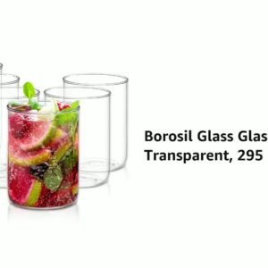 GLASS | BOROSIL | GLASS |  | MEDIUM 295 ML SET OF 6