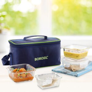 GLASS LUNCH BOX | BOROSIL | LUNCH BOX,TIFFIN,DABBA,GLASS | BGFGTIF014 | 720 G