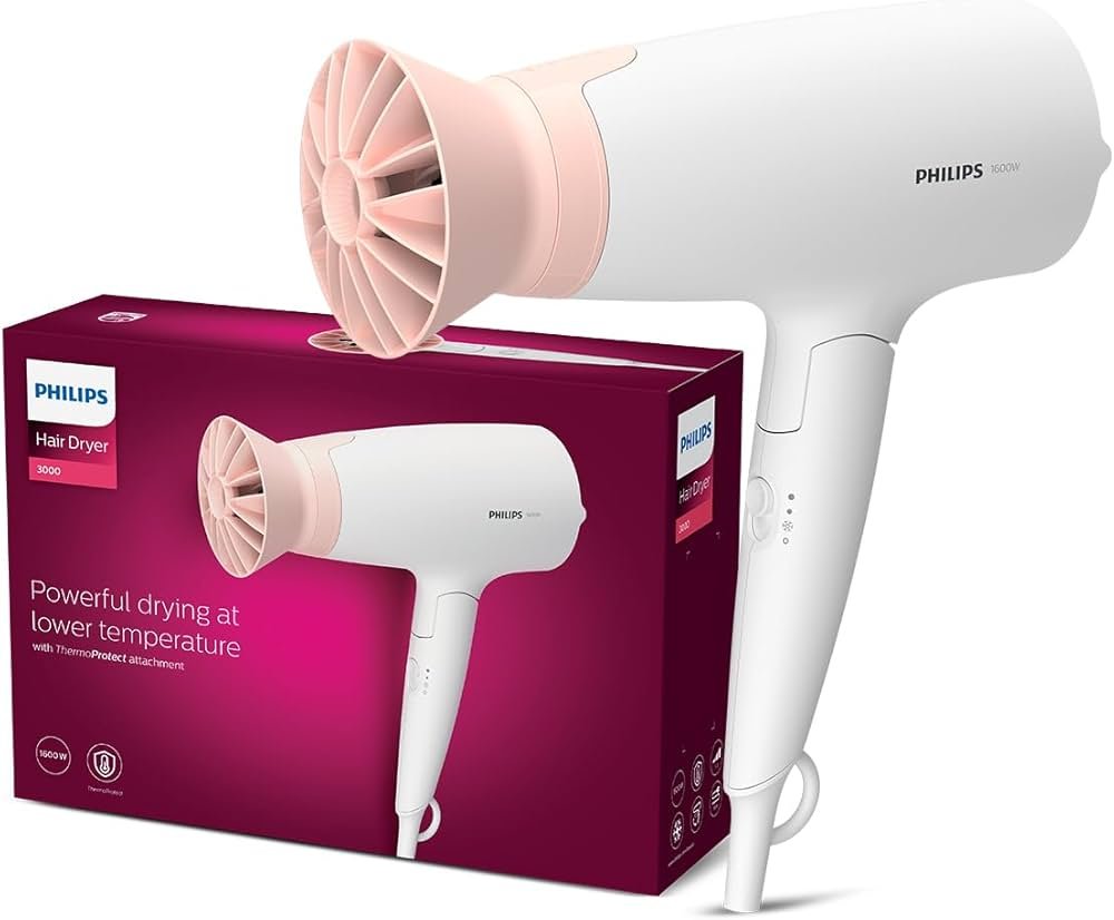 HAIR DRYER 3000 | PHILIPS | HAIR DRYER | BHD308/30 | 1600 W