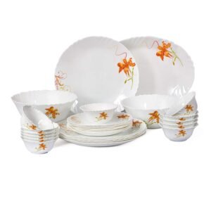 IMPERIAL DINNER SET ORANGE LILY | CELLO | DINNER SET |  | 27 SET