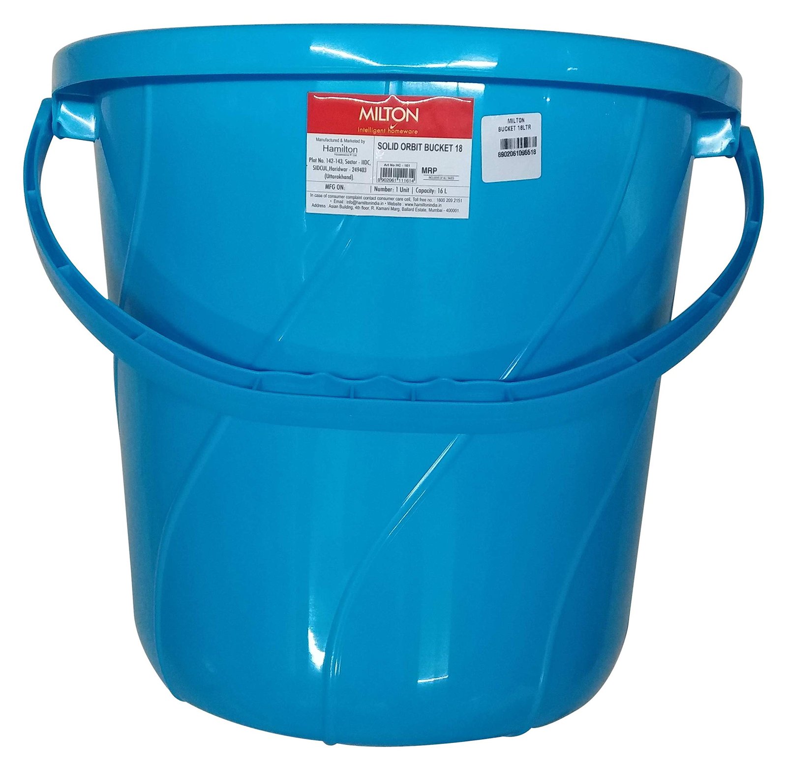 ORBIT BUCKET 18 TRANSPARENT | MILTON | BUCKET | | 16 L