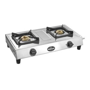 SUNFLAME 2 BURNER GAS STOVE SS | SUNFLAME | STEEL,GAS STOVE,BURNER,CHULHA |  |