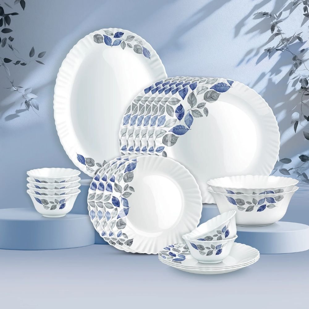 TREO AURELIA COLLECTION DINNER SET | MILTON | DINNER SET,GLASS,CROCKERY | | 21 PC LUNIS