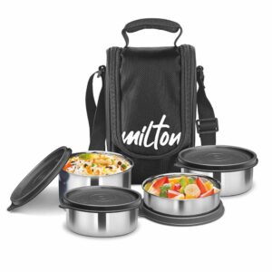 STEEL SOFTLINE TIFFIN MINI LUNCH | MILTON | LUNCH BOX, TIFFIN |  |